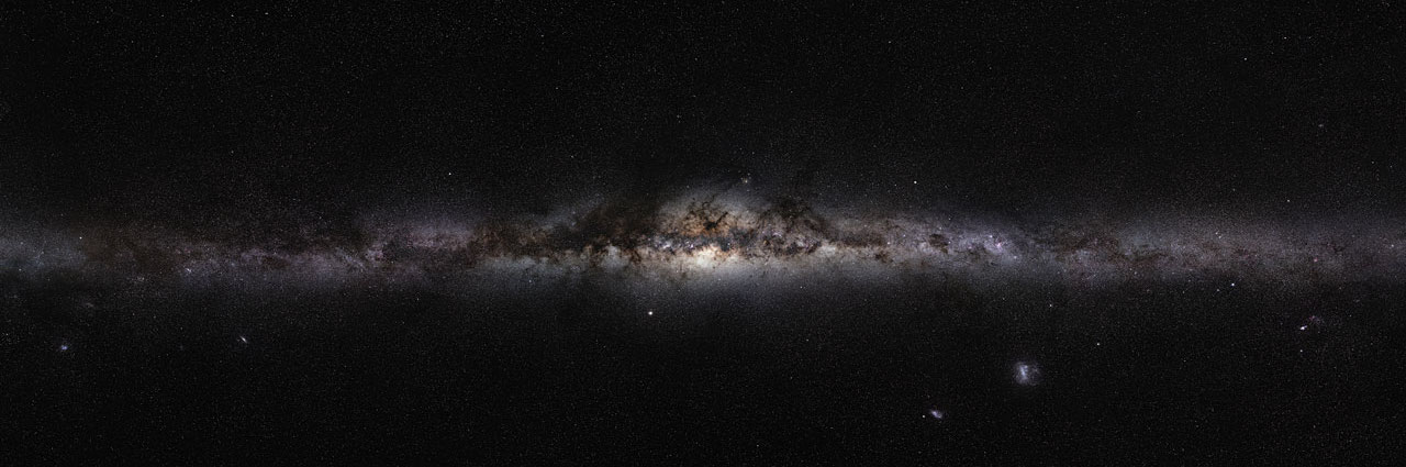 A detailed view of the Milky Way